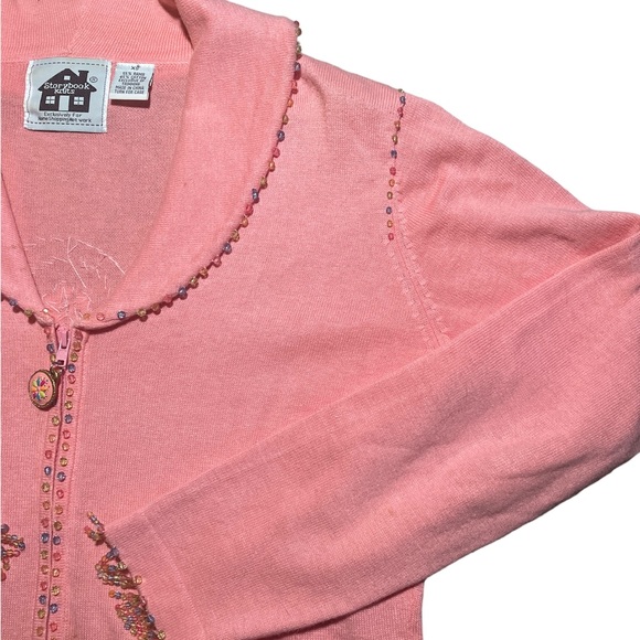 Pink Cardigan Sweater - Picture 5 of 14